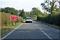 Road works on B3024, Forest Green