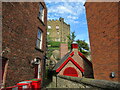 NZ2742 : Durham castle from Saddler Street by Roy Hughes
