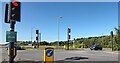 ST7165 : Traffic Light Junction where A4 and A36 merge by Anthony Parkes