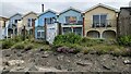 Houses by the promenade at Tywyn