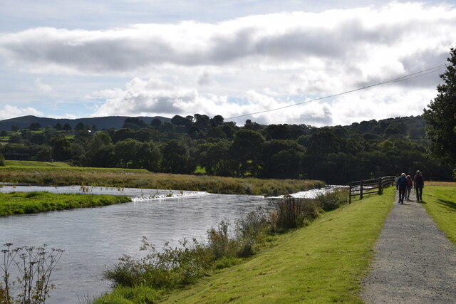 Weirs on the Afon Tryweryn