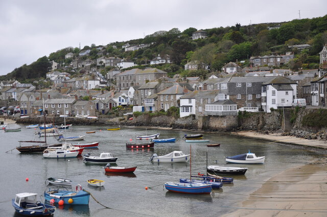 Mousehole Harbour from North Cliff