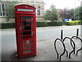 TQ0695 : Red K6 Telephone Box in New Parade, Croxley Green (2) by David Hillas