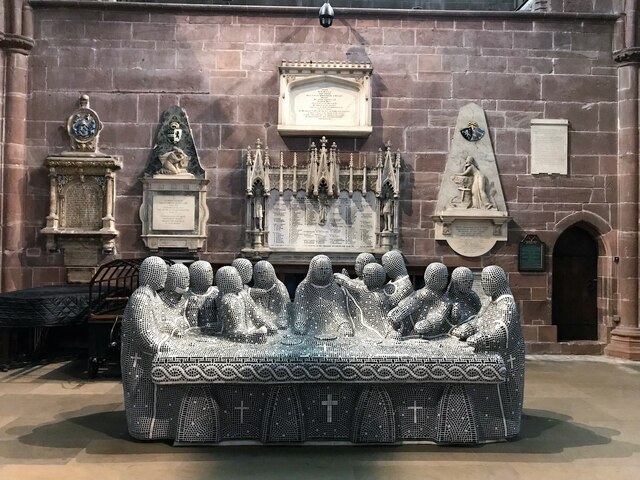 The last supper in Chester Cathedral