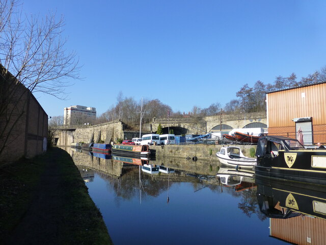 Canal boatyard at Ashton