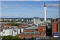 Across the rooftops in Birmingham City Centre