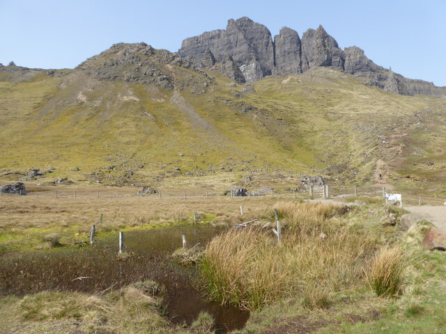 Pool beside the path leading to The Old Man of Storr