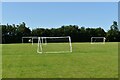 TM1359 : Goals at Stonham Aspal Football Club by Simon Mortimer