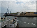 SZ0090 : Docks at Lower Hamworthy, Poole by Chris Allen