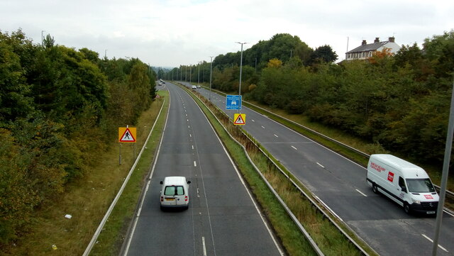 The A647 Leeds Ring Road / Stanningley Bypass at Pudsey