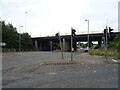 M74 Motorway bridge over the A763