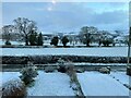 A sprinkling of snow hits Ruthin and the Vale