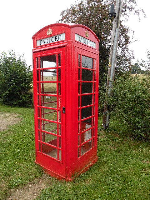Red K6 Telephone Box at Dadford