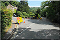 Road closure at the bottom of Willersley Lane