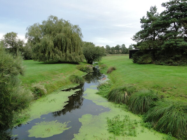 The tailrace at Bardwell Watermill