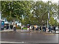 Bus stop outside Turnpike Lane Station