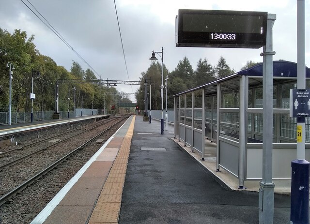 Extended Platforms At Milngavie Station © Richard Sutcliffe :: Geograph ...