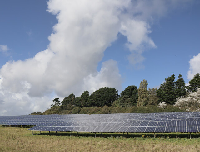 Stone Farm solar panels, Blackwater