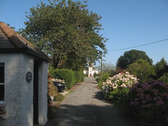 Lane to Kirkbean Church