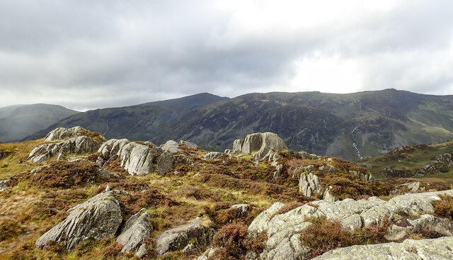 Rock outcrops on Brund Fell