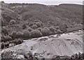 Old mine spoil heaps