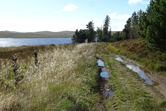 Track beside Loch Ciaran