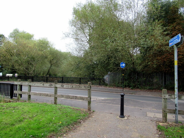 The Rea Valley Cycle Route No. 5 at Popes Lane