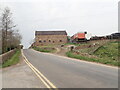 Large barn at Middle Hulme Farm