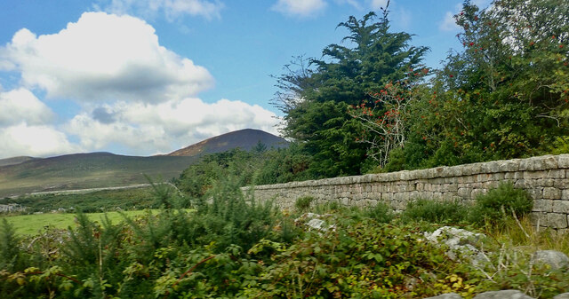 SW corner of the boundary wall of the Silent Valley Mountain Park