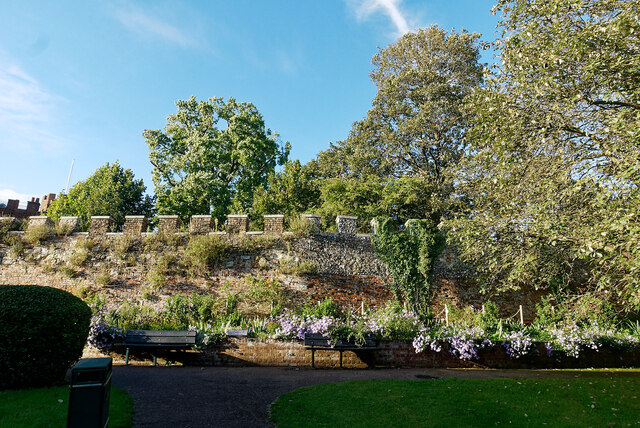 The Moat Gardens, Hertford Castle