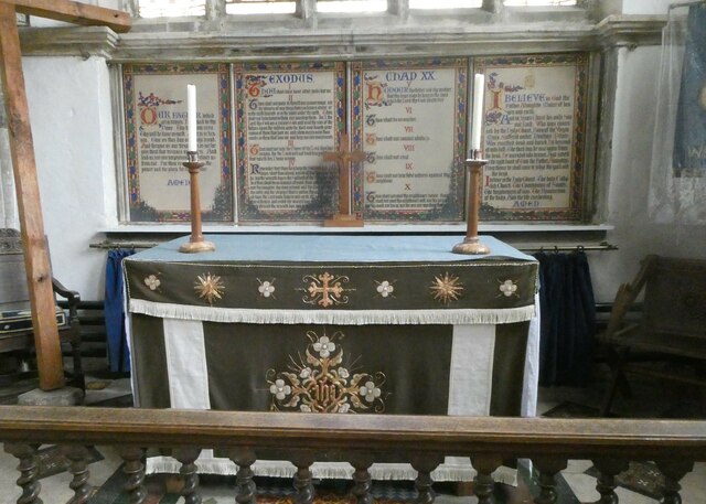 St Peter, Wilburton: altar
