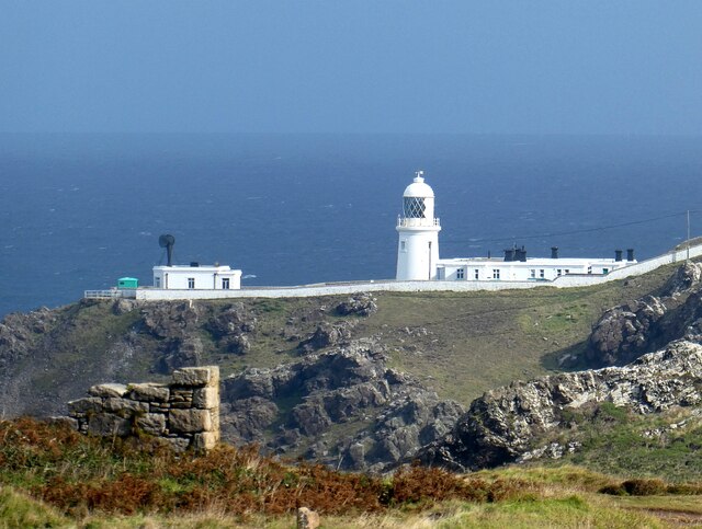 Pendeen Lighthouse from the Levant Mine