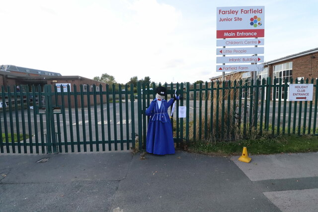 Mary Poppins Scarecrow outside Little People Nursery