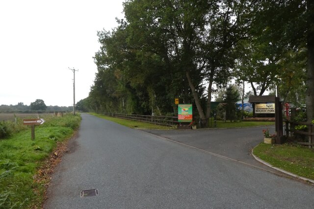 Entrance to Goosewood Holiday Park