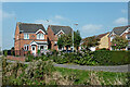 Canalside housing near Stone, Staffordshire