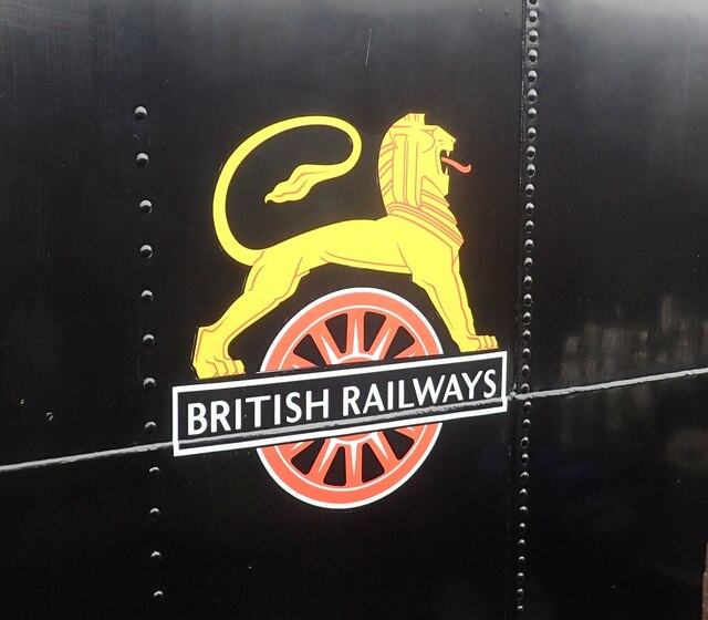 British Rail logo at North Weald station