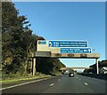 Junction 20 signage - northbound M6