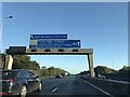 Junction 21 signage - northbound M6