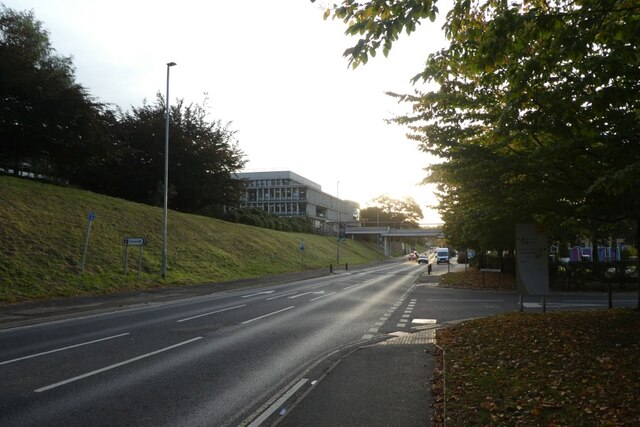 University Road near Library Bridge