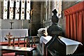 Checkley, St. Mary and All Saints Church: c16th poppy head 2