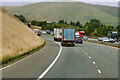 NS9519 : Northbound A74(M), South Lanarkshire by David Dixon
