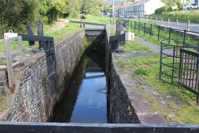 Restored Clun Isaf Lock, Neath Canal