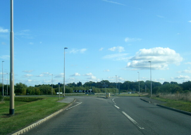 A619 at Armstrong Quarry roundabout