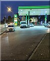 ST3091 : BP Malpas filling station before dawn, Newport by Jaggery