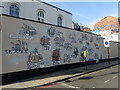 Mural in Aberavon Road, Mile End