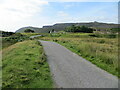 Strath Canaird - Minor road approaching Blughasary