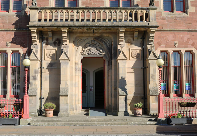 Entrance to the Town Hall, Wigtown