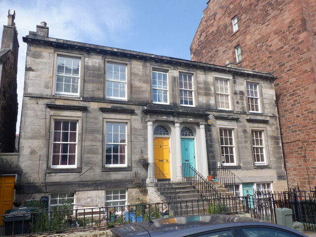 Colourful doors, Bath Street
