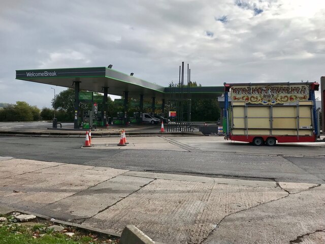 Shell Filling Station Woodall Services David Dixon Geograph 