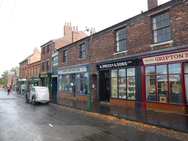 Shops from the past, at the Black Country Living Museum